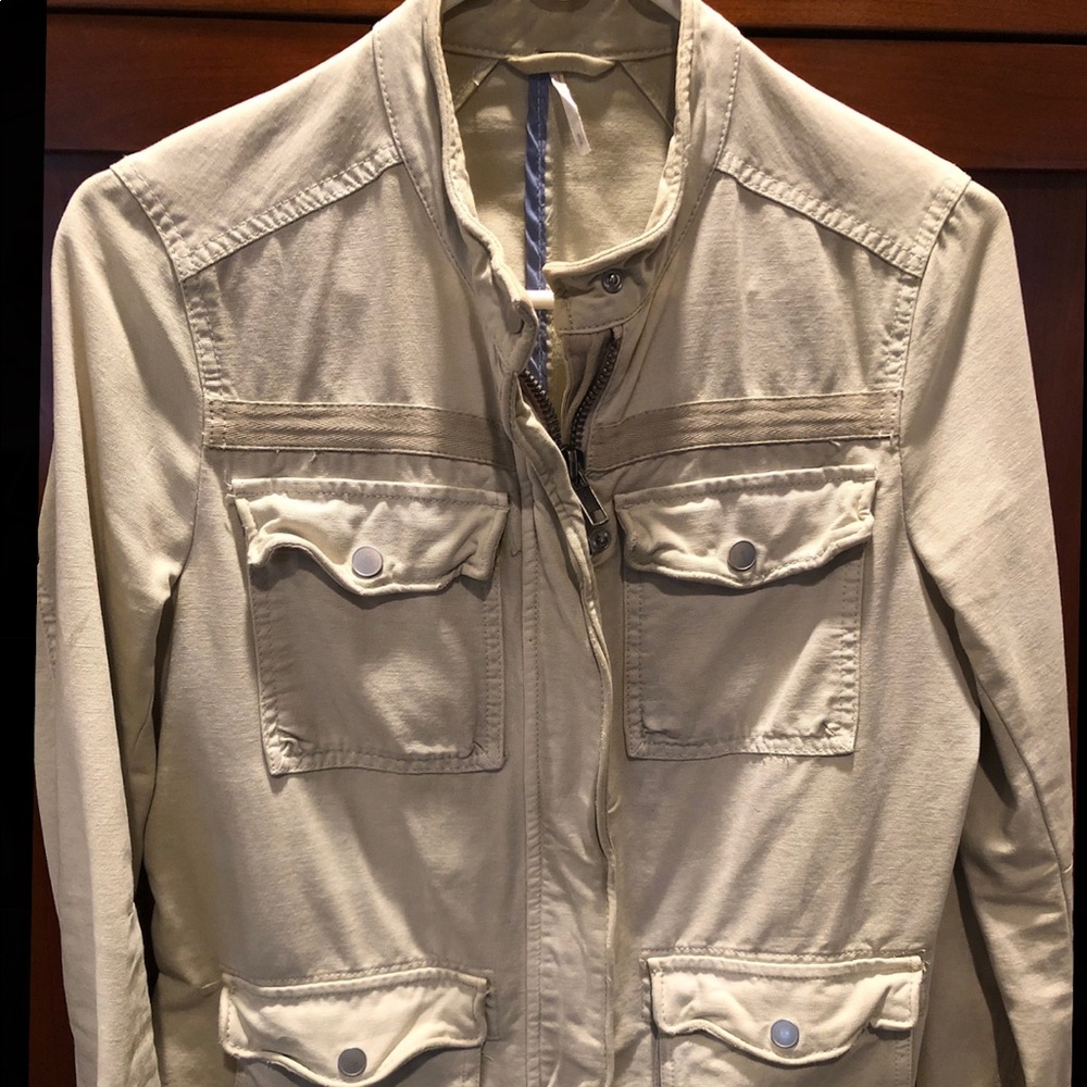 Free people army jean jacket